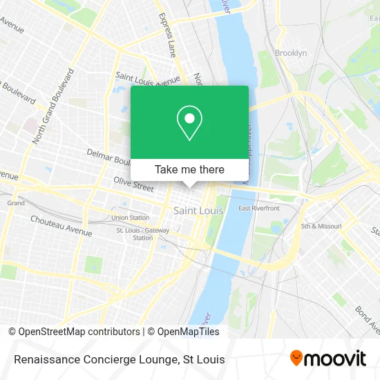 Renaissance Concierge Lounge map