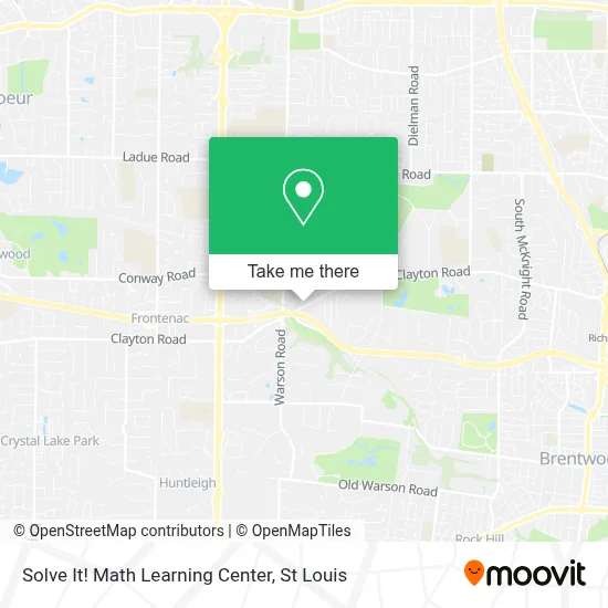 Solve It! Math Learning Center map