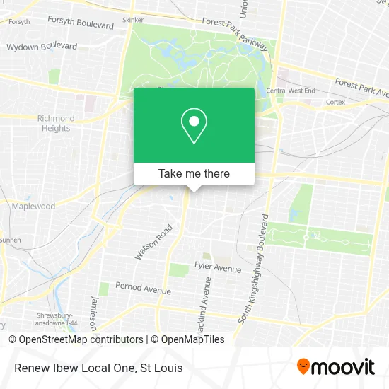 Renew Ibew Local One map