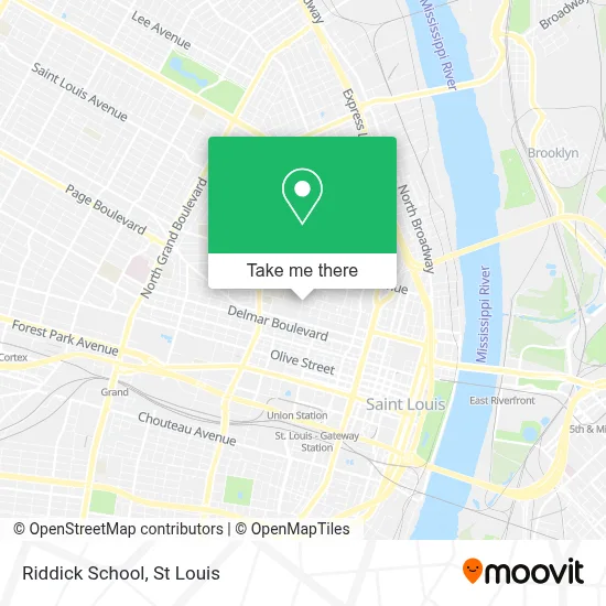 Riddick School map