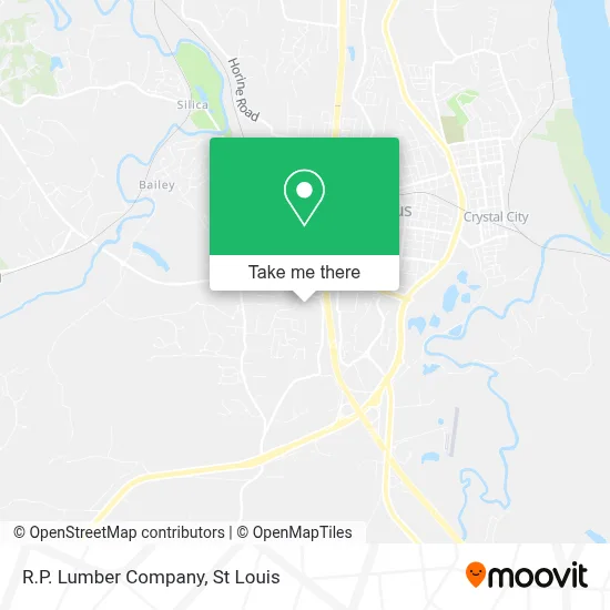 R.P. Lumber Company map