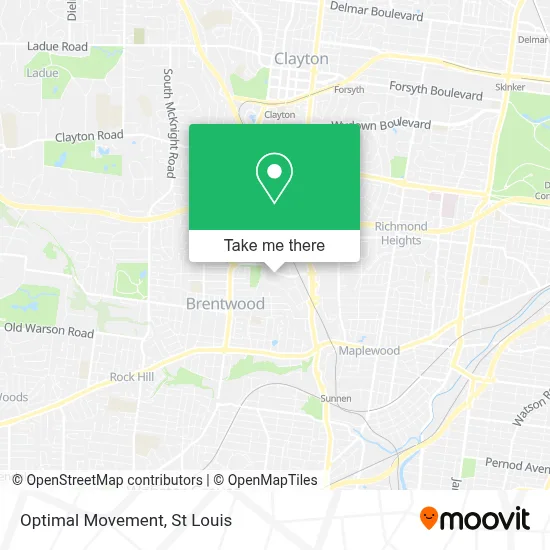 Optimal Movement map