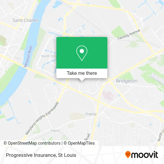 Progressive Insurance map