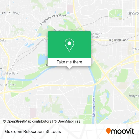 Guardian Relocation map
