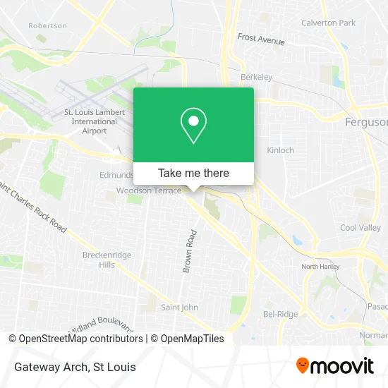 Gateway Arch map