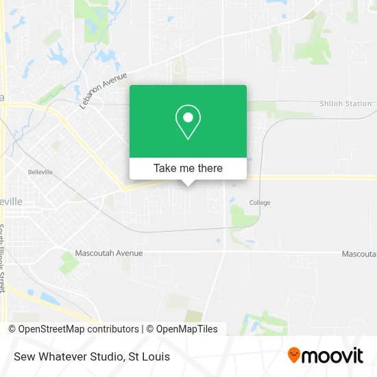 Sew Whatever Studio map