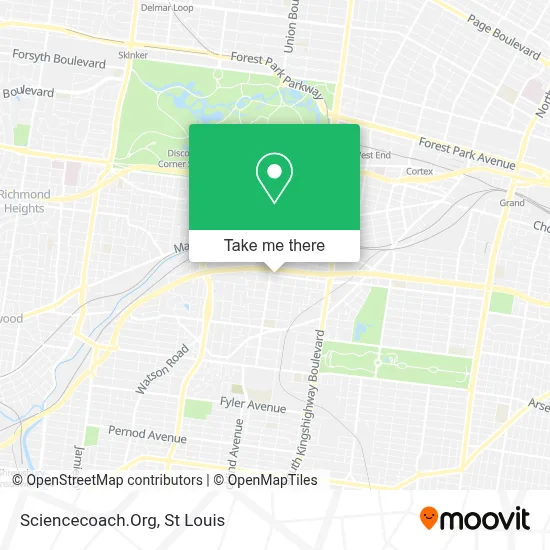 Sciencecoach.Org map