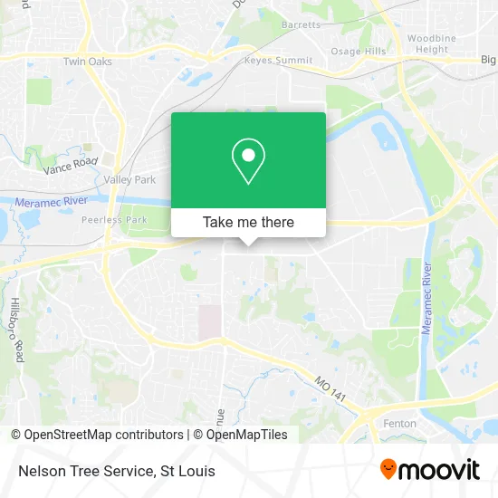 Nelson Tree Service map