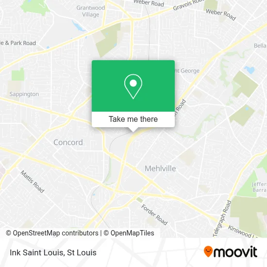 Ink Saint Louis map