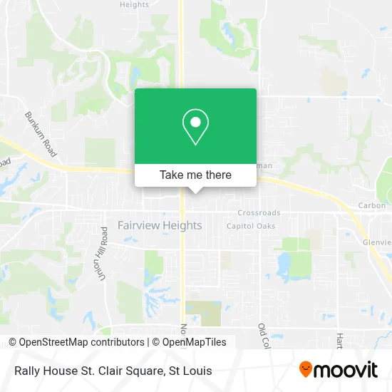 Rally House St. Clair Square map