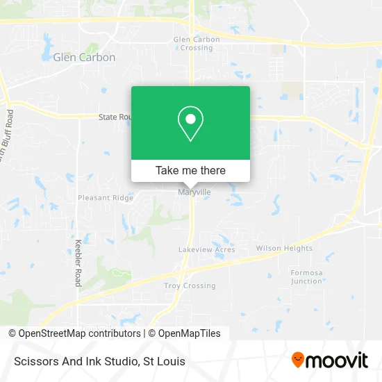 Scissors And Ink Studio map