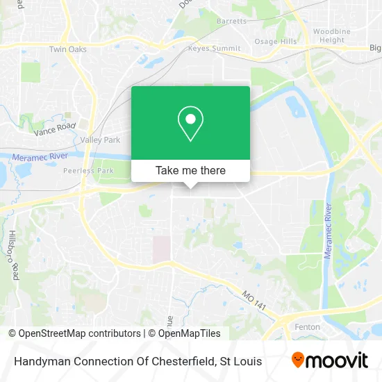 Handyman Connection Of Chesterfield map