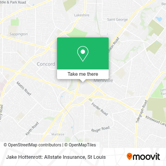 Jake Hottenrott: Allstate Insurance map