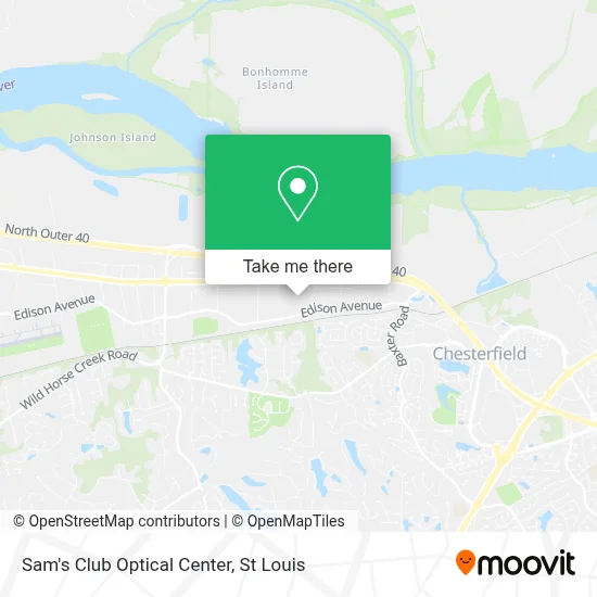 Sam's Club Optical Center map