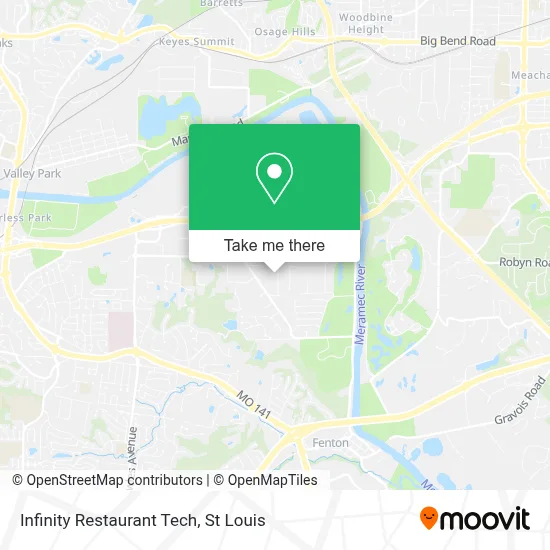 Infinity Restaurant Tech map
