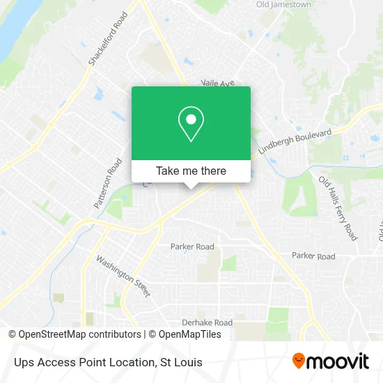 Ups Access Point Location map