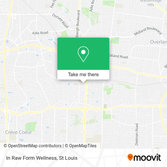 In Raw Form Wellness map