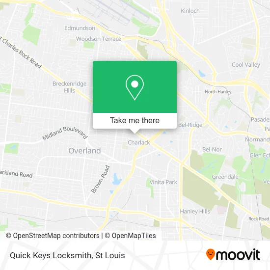 Quick Keys Locksmith map