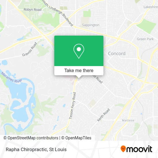 Rapha Chiropractic map