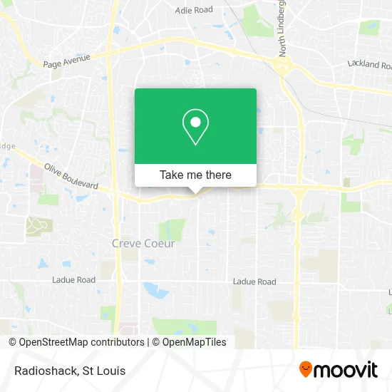 Radioshack map