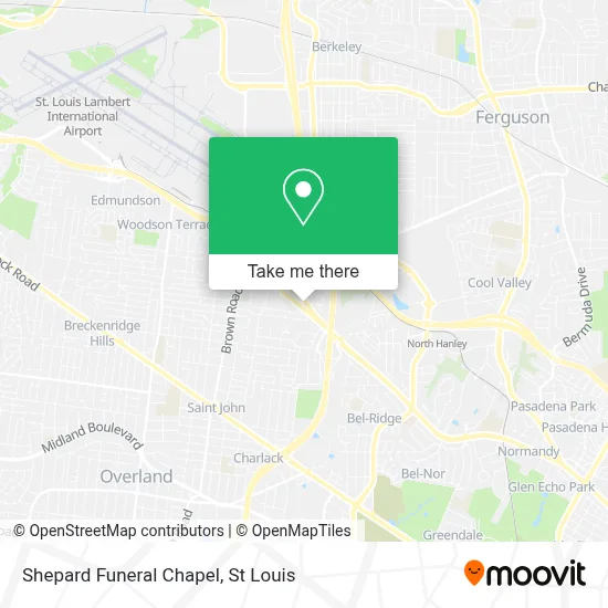 Shepard Funeral Chapel map