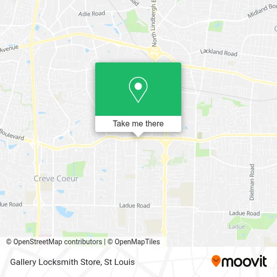 Gallery Locksmith Store map