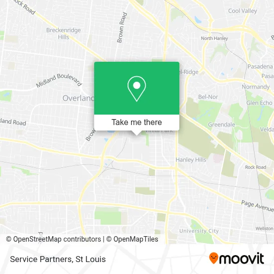 Service Partners map
