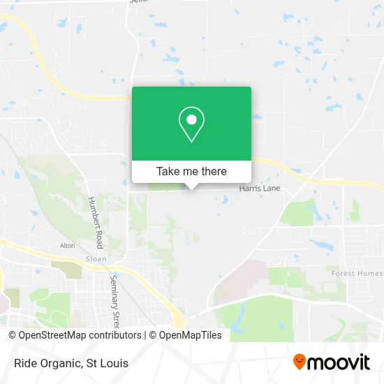 Ride Organic map