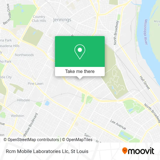 Rcm Mobile Laboratories Llc map