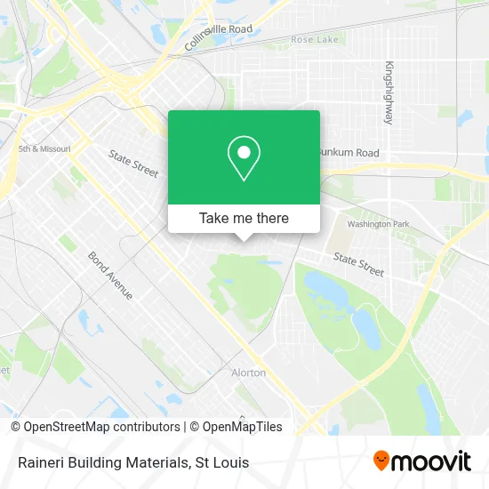 Raineri Building Materials map