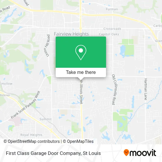 First Class Garage Door Company map
