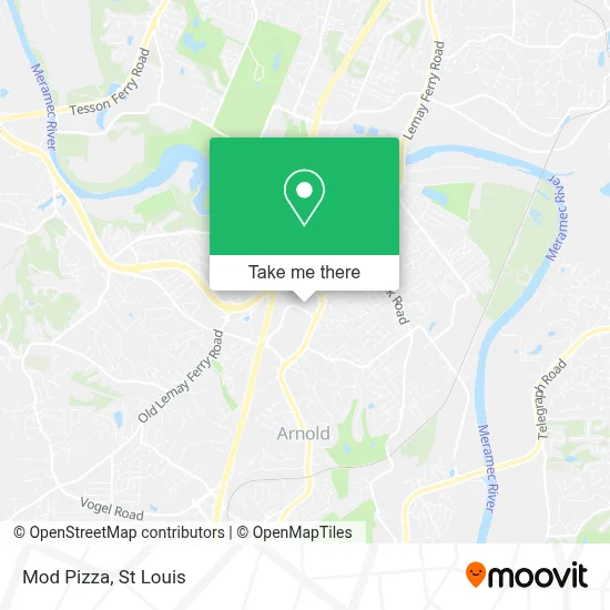 Mod Pizza map