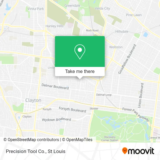 Precision Tool Co. map