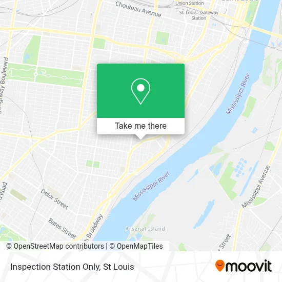 Inspection Station Only map