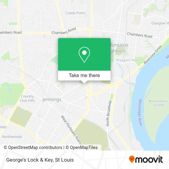 George's Lock & Key map