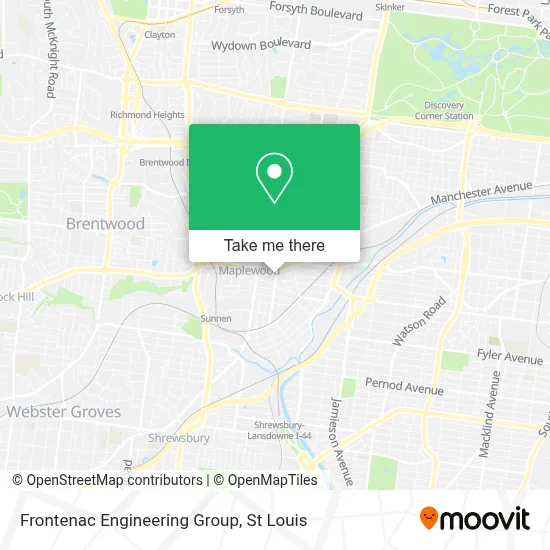 Frontenac Engineering Group map