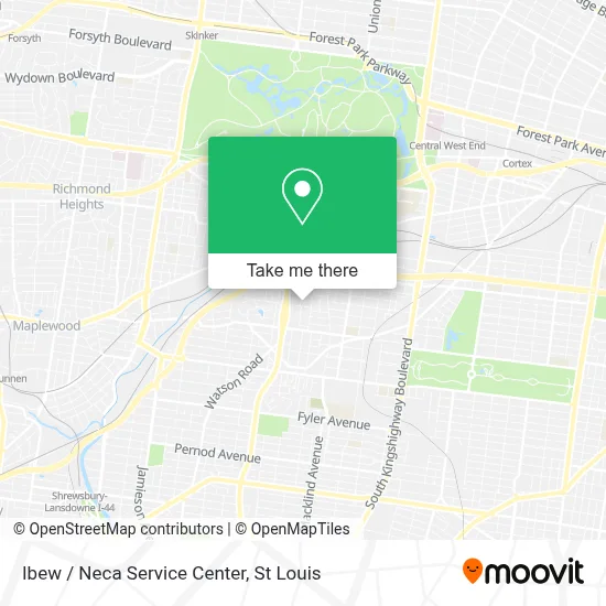 Ibew / Neca Service Center map