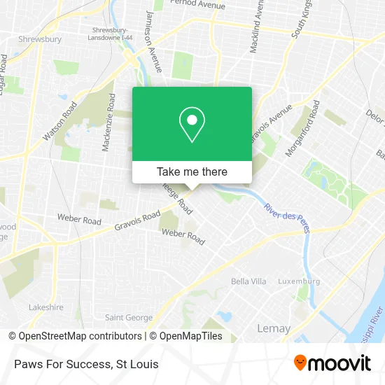 Paws For Success map