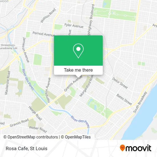 Rosa Cafe map