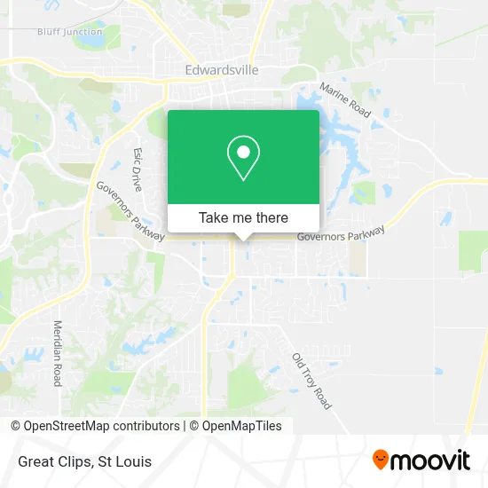 Great Clips map