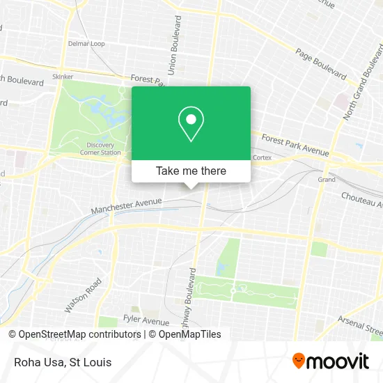Roha Usa map