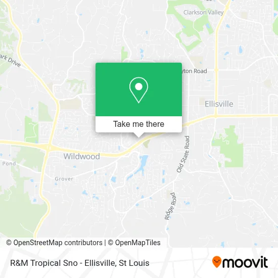 R&M Tropical Sno - Ellisville map