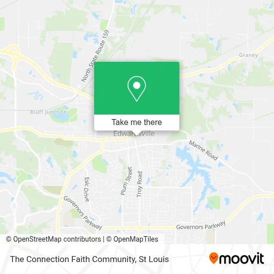 The Connection Faith Community map