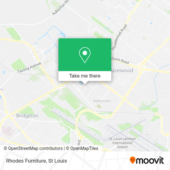 Rhodes Furniture map