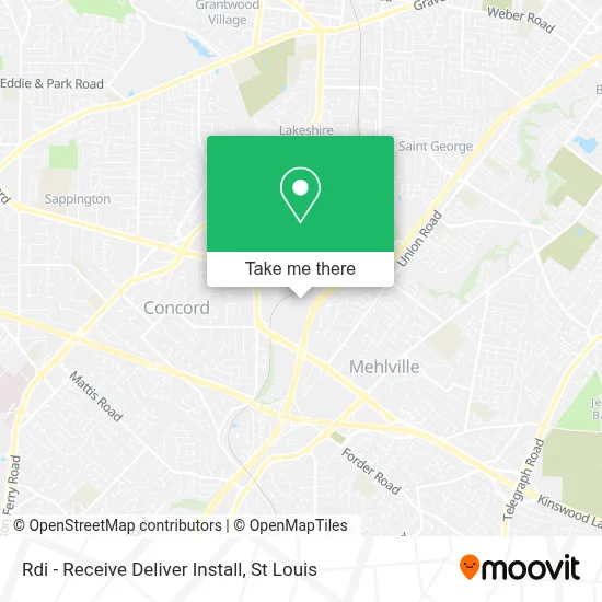 Rdi - Receive Deliver Install map