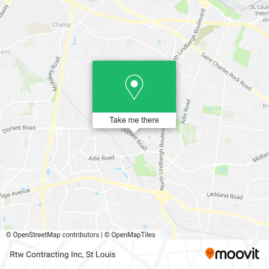 Rtw Contracting Inc map
