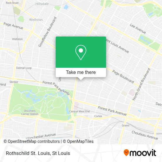 Rothschild St. Louis map