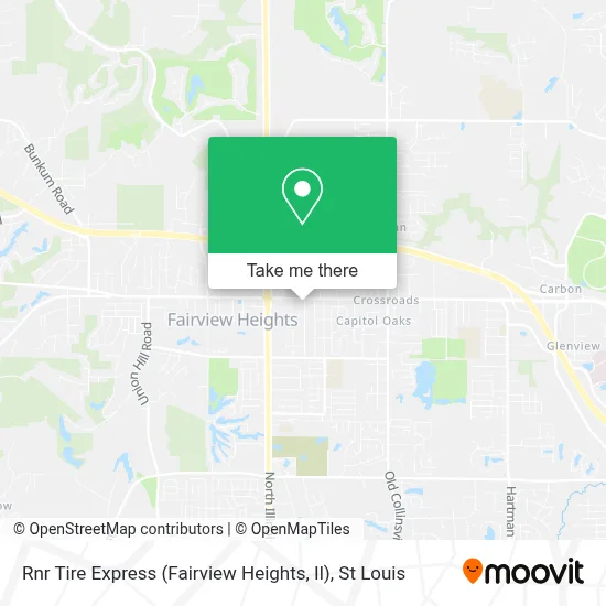 Rnr Tire Express (Fairview Heights, Il) map