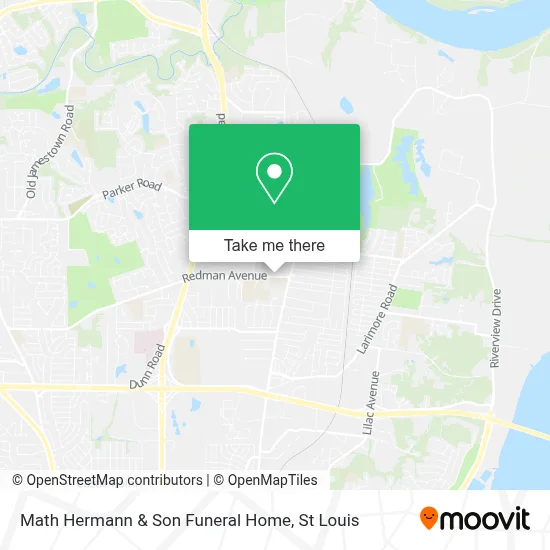 Math Hermann & Son Funeral Home map