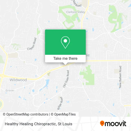 Healthy Healing Chiropractic map